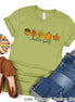 Hello Fall Watercolor Icons Fall Tee