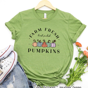 Farm Fresh Colorful Pumpkins Fall Tee