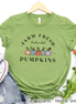 Farm Fresh Colorful Pumpkins Fall Tee