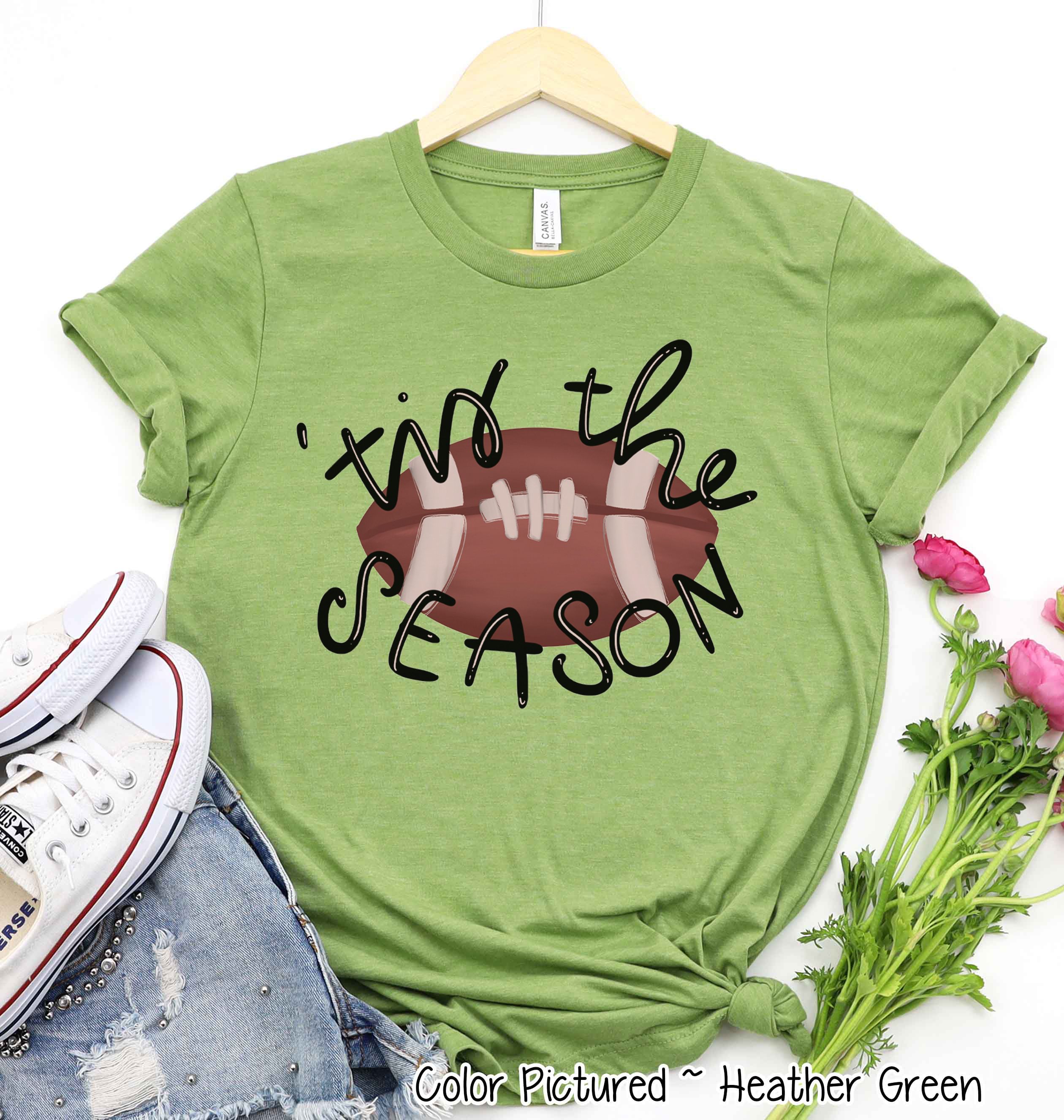 Tis the Season Football Tee