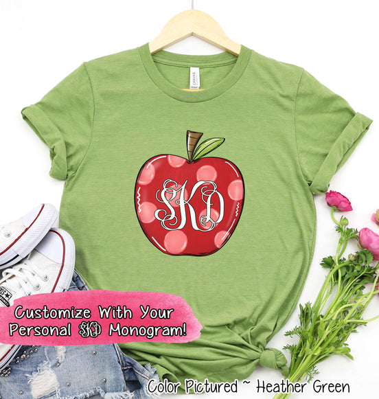 Monogram Red Dot Apple Tee