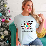 Joy To the World Ornament Christmas Tee