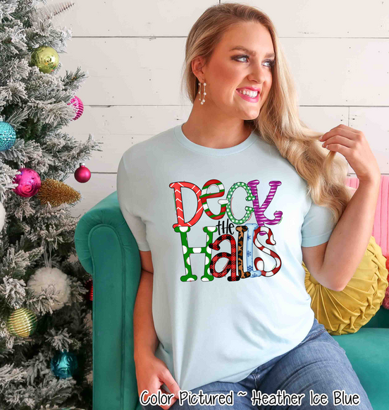Deck the Halls Christmas Tee