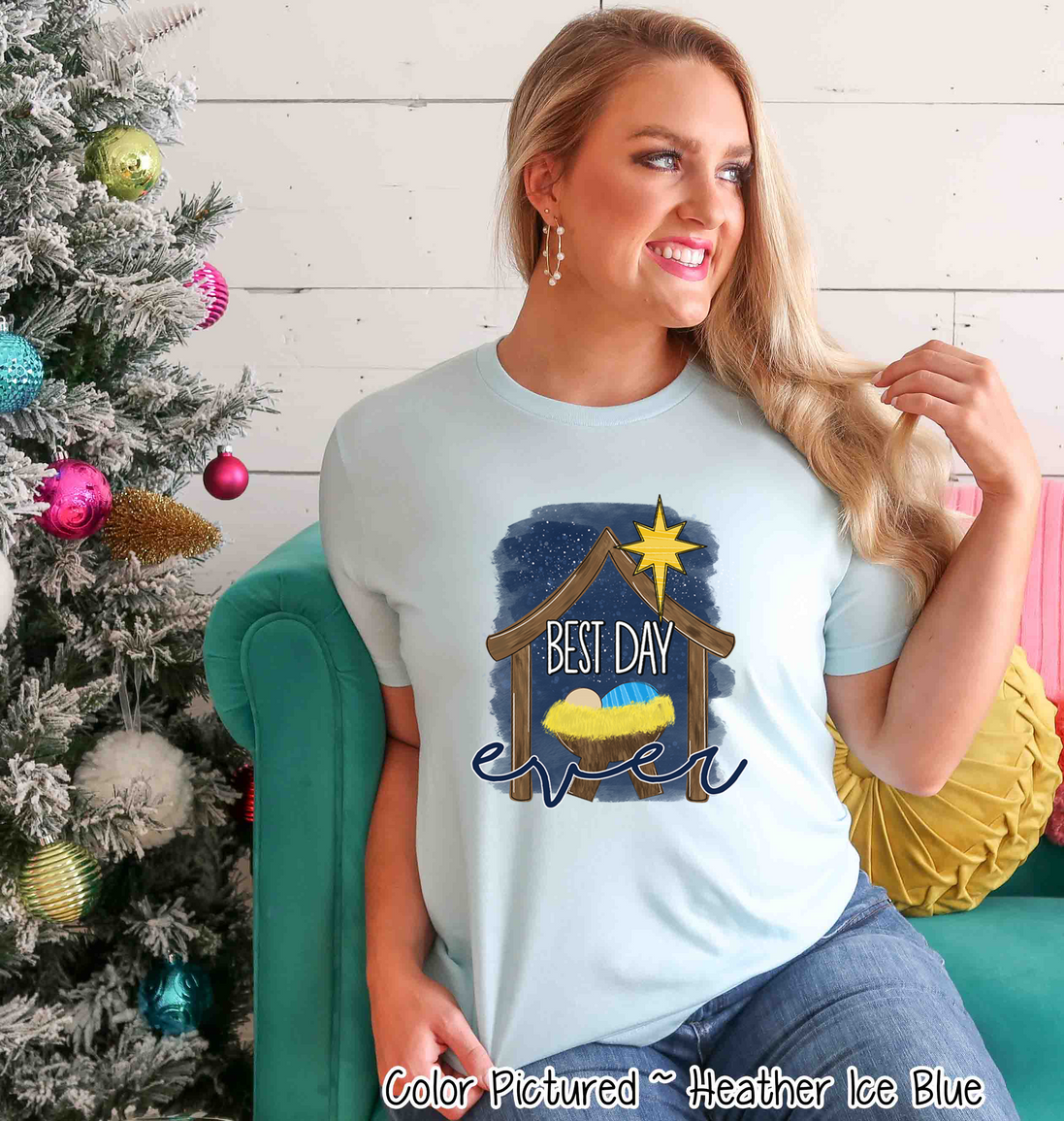 Best Day Ever Manger Christmas Tee
