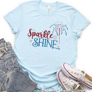 Sparkle and Shine Nostalgic Patriotic Tee