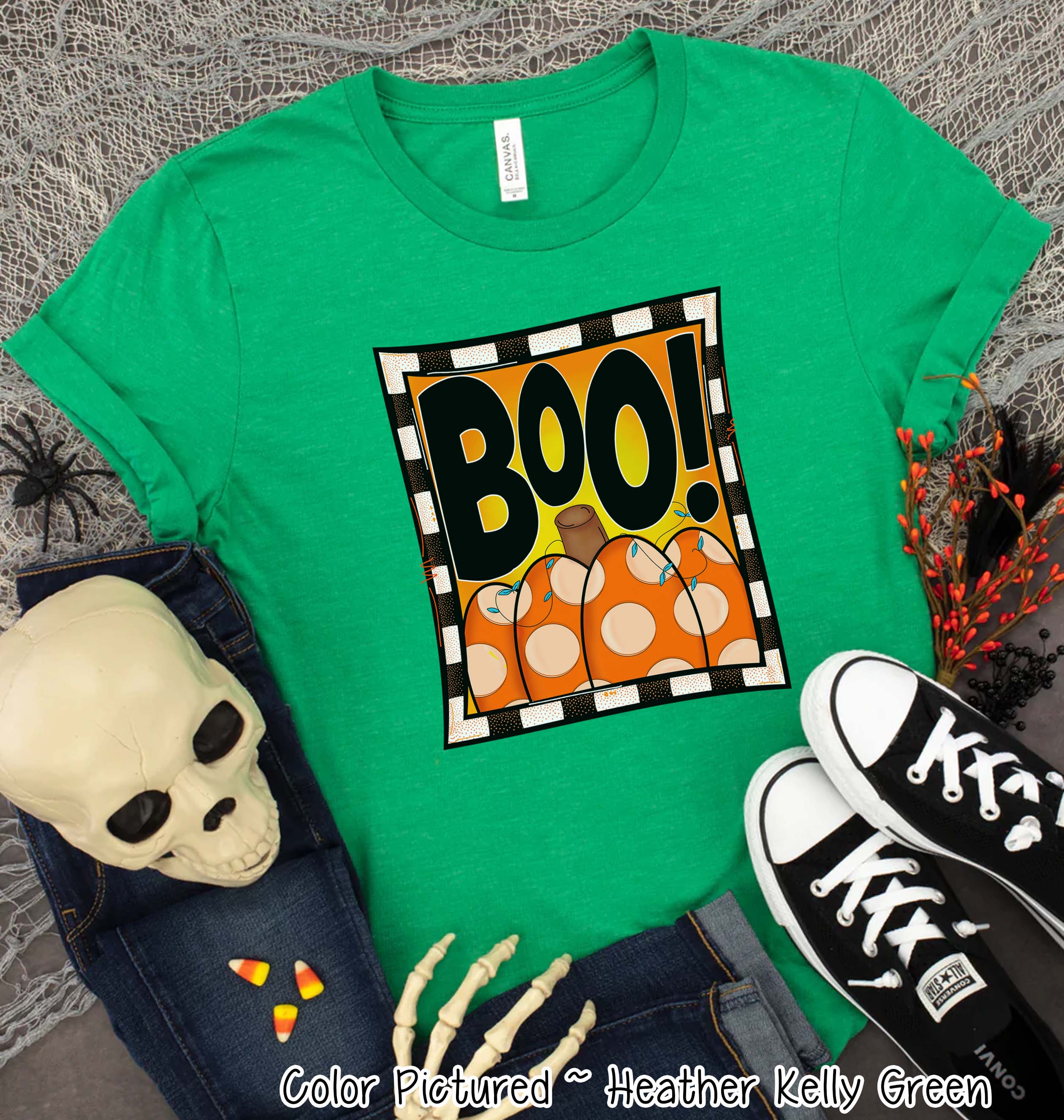 Boo Pumpkin Cute Halloween Tee