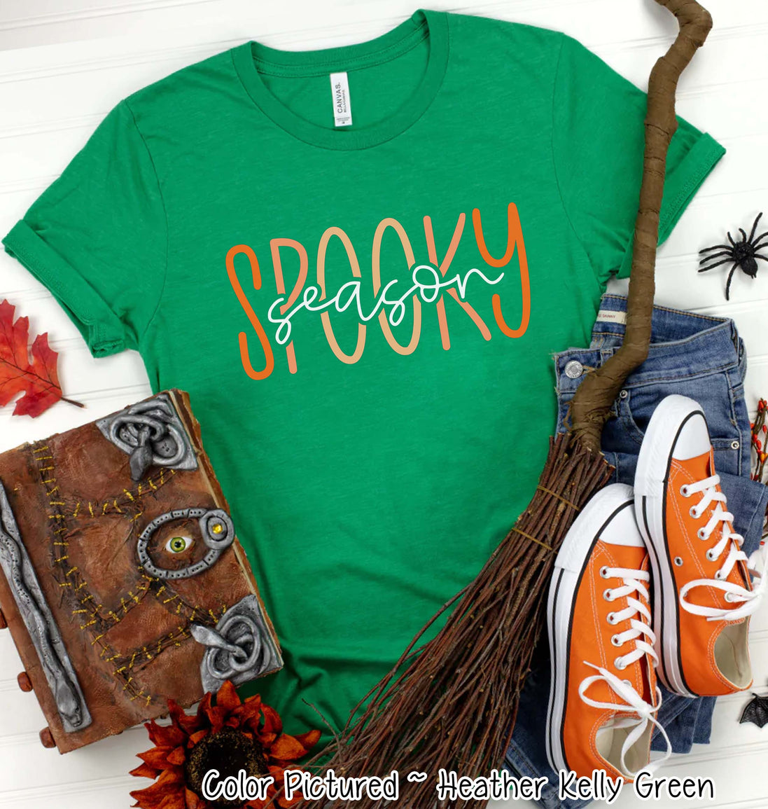 Spooky Season Lettering Halloween Tee