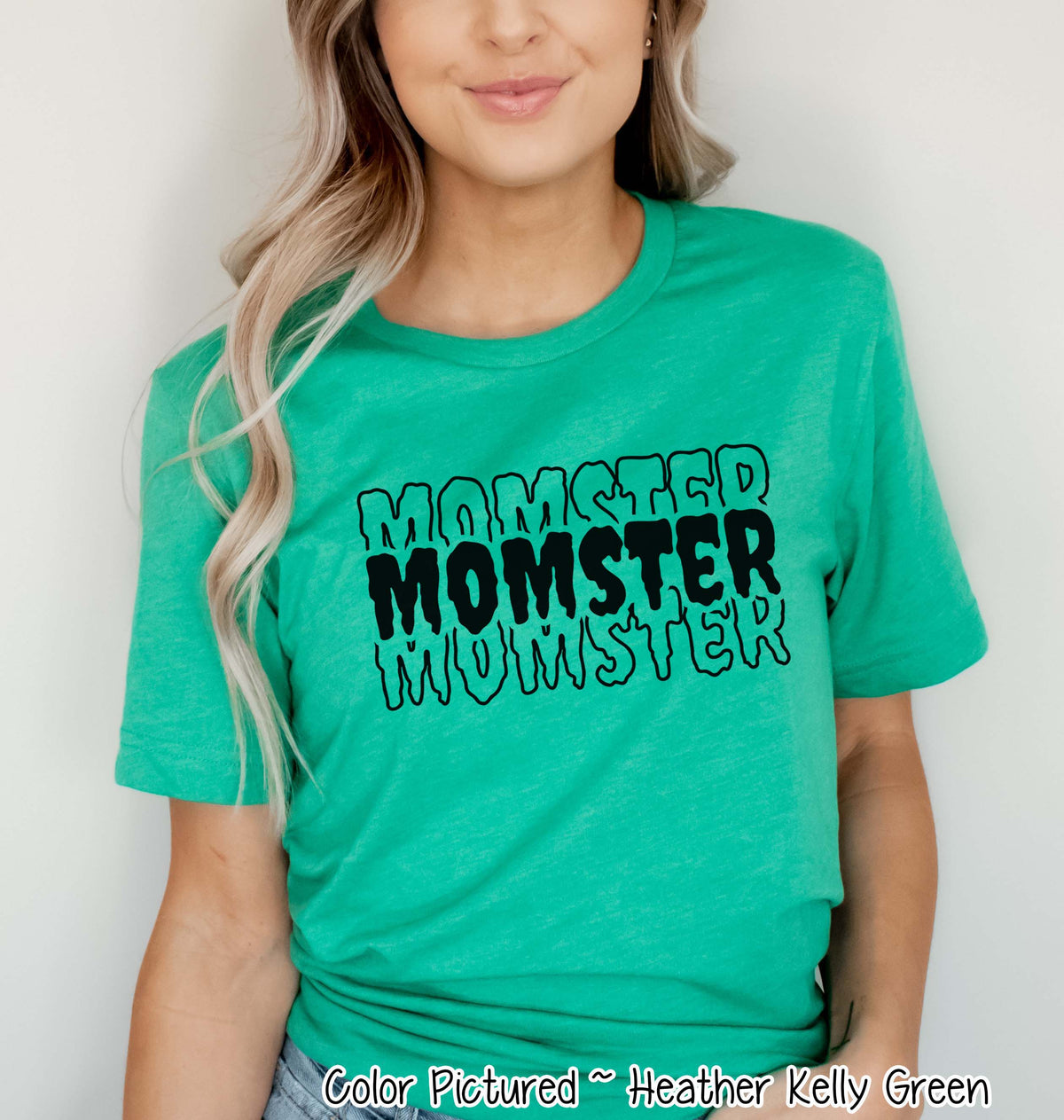 Momster Mirror Print Halloween Tee