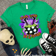 Double Trouble Witch Halloween Tee