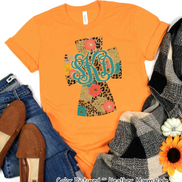 Fall Cross Monogram Tee
