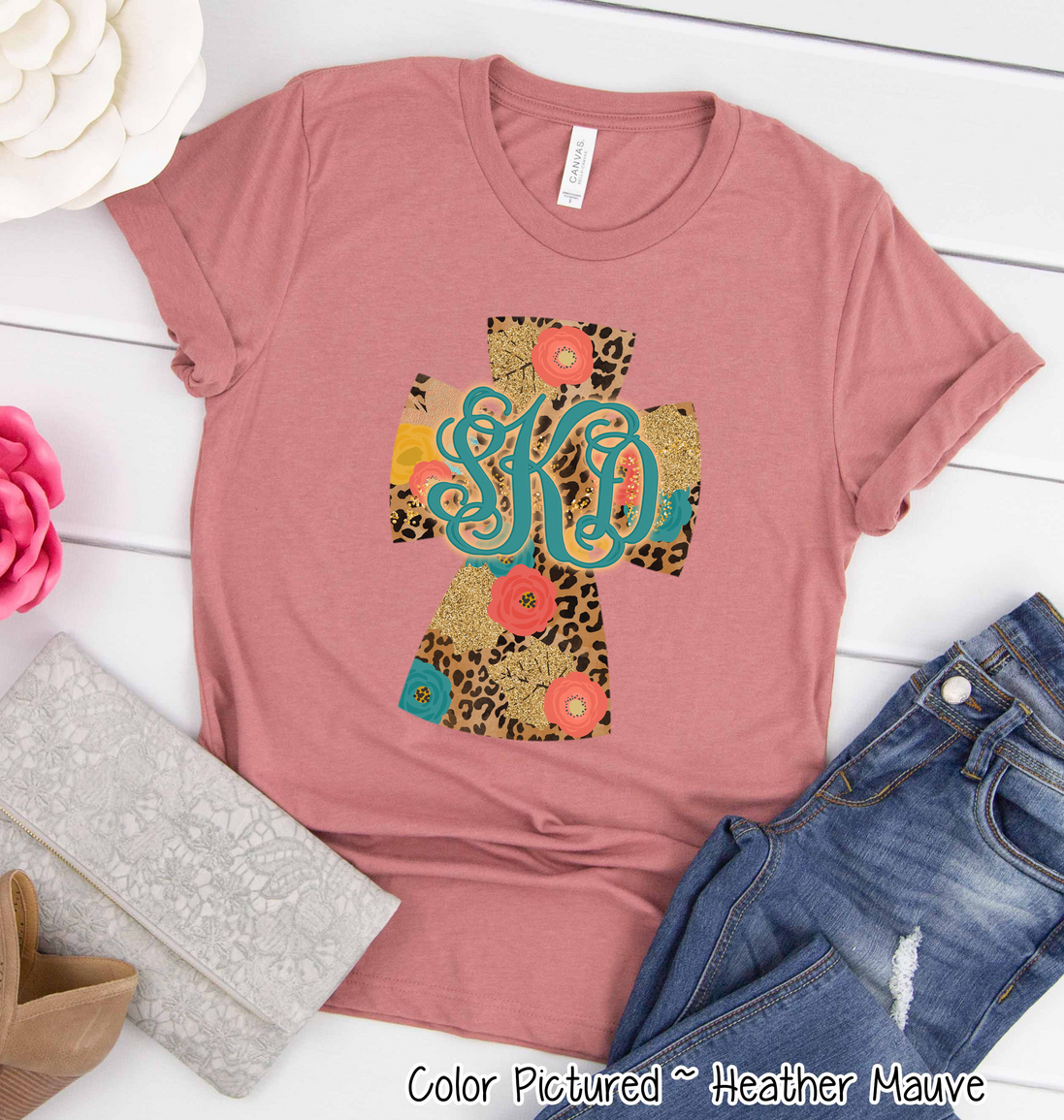 Fall Cross Monogram Tee