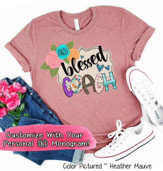 Monogram Blessed Coach Tee