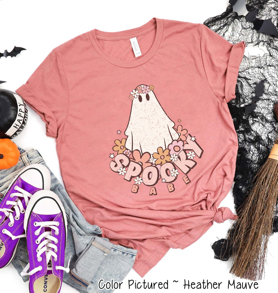 Retro Spooky Babe Halloween Tee