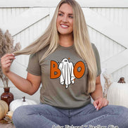 Boo Ghost Halloween Tee