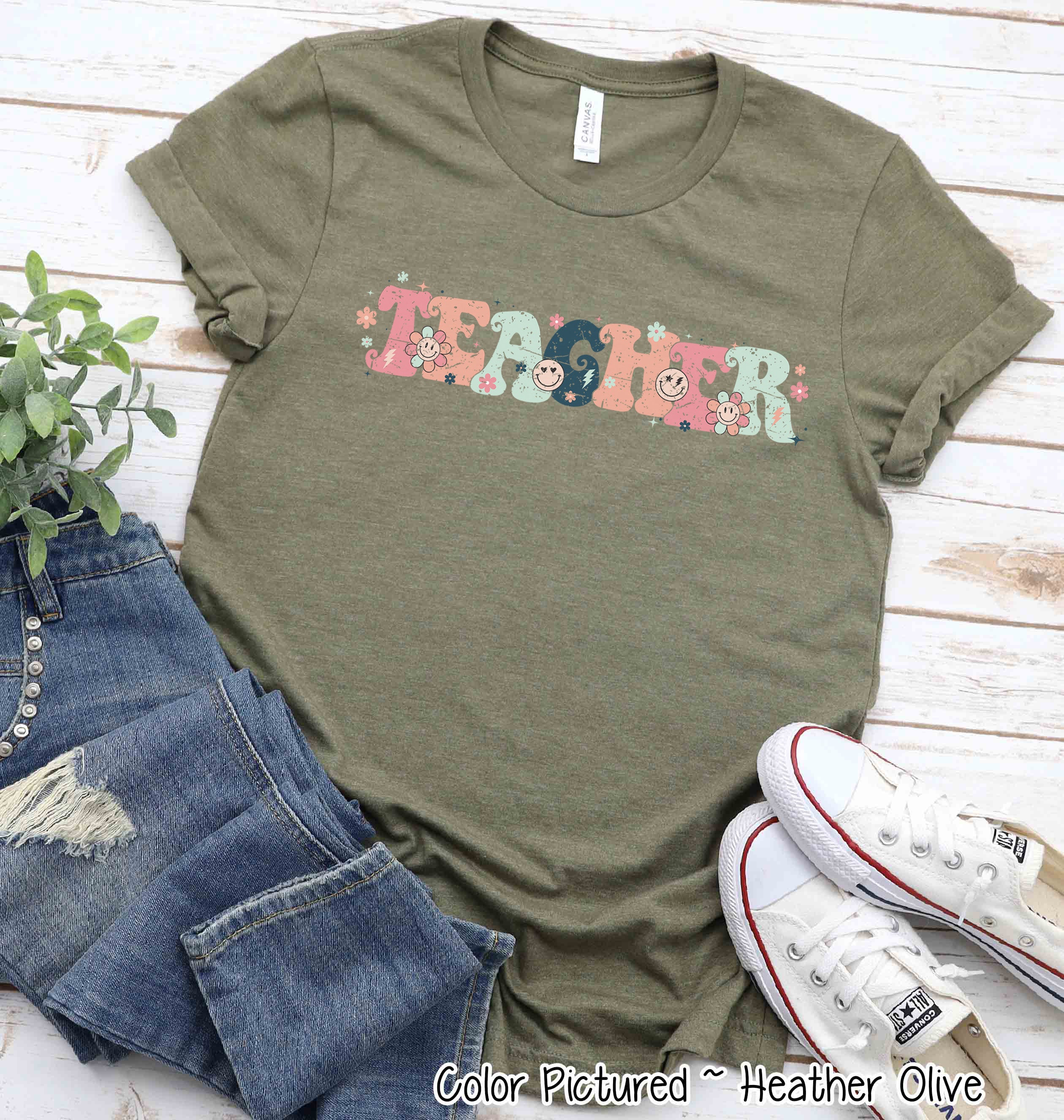 Retro Teacher Tee