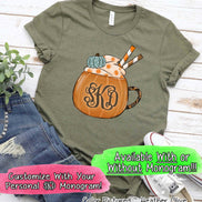 Pumpkin Spice Monogram Mug Tee