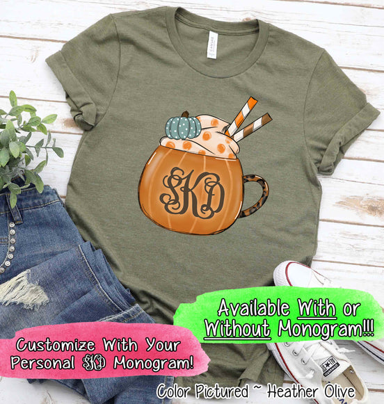 Pumpkin Spice Monogram Mug Tee