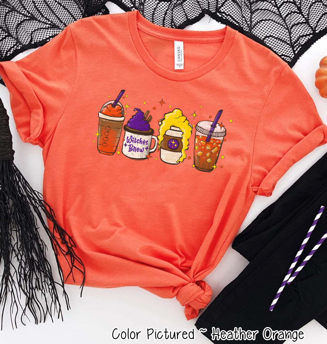Hocus Pocus Witches Brew Coffee Halloween Tee