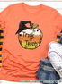 Trick or Teach Candy Corn Apple Halloween Teacher Shirt