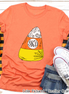 Monogrammed Candy Corn Graphic Tee