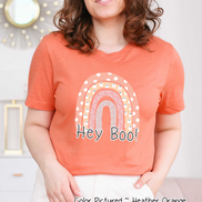 Halloween Rainbow Hey Boo! Shirt