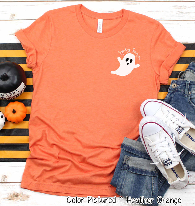 Spooky Season Pocket Print Halloween Tee