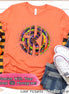 Big Monogram Tie Die Halloween Tee