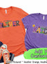 Personalized Doodle Letters  Halloween Tee