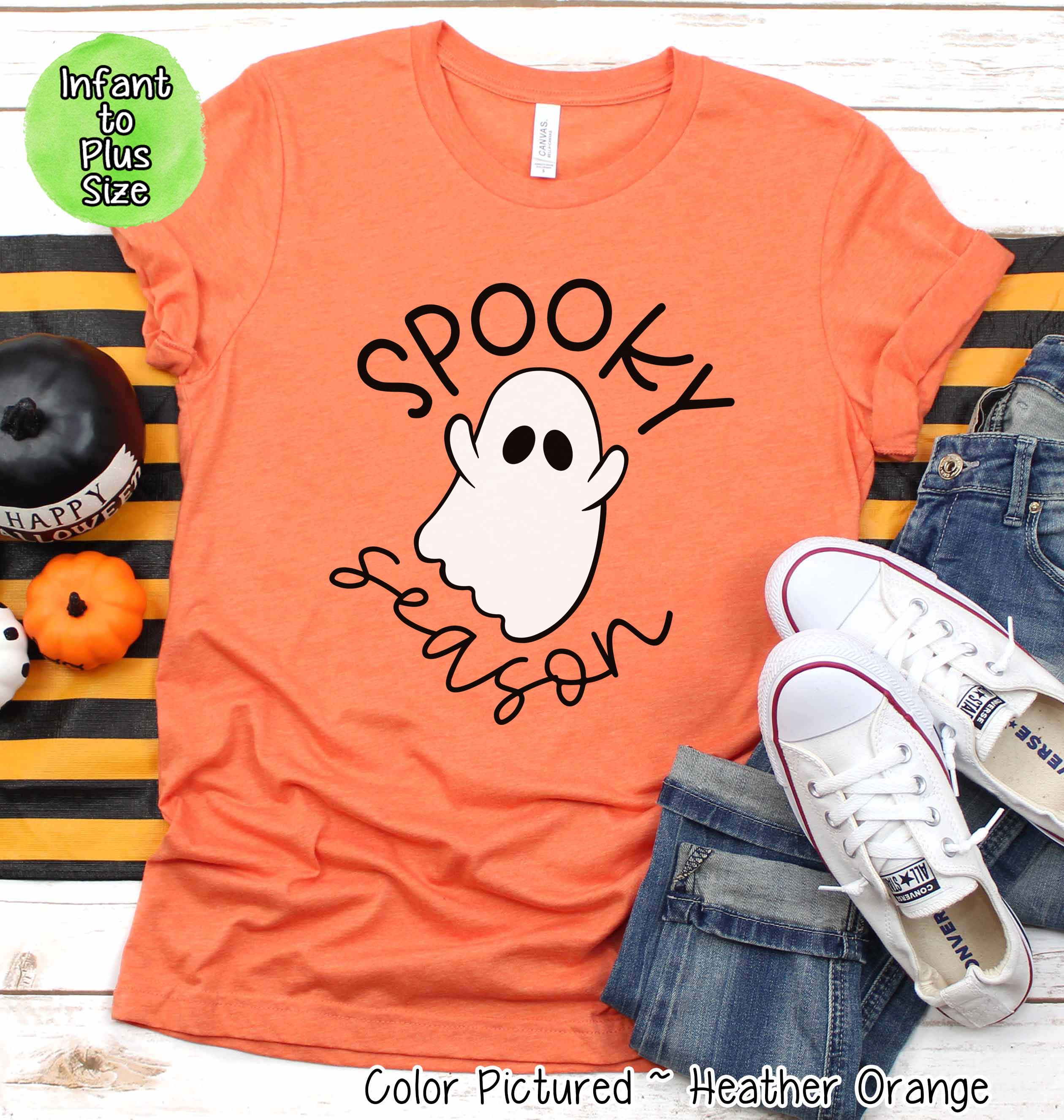 Spooky Season Ghost Halloween Tee