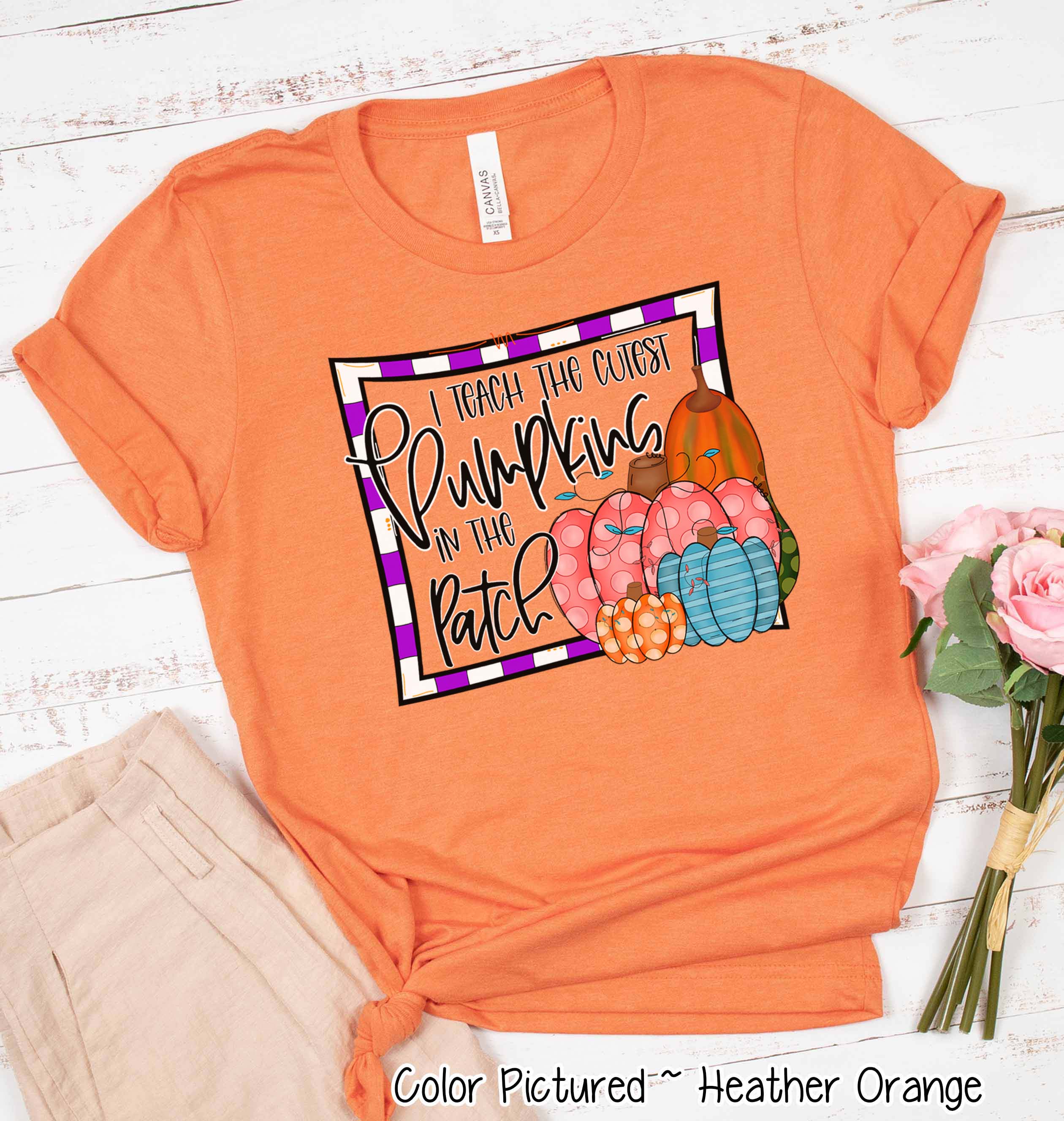 I Teach the Cutest Pumpkins Fall Tee