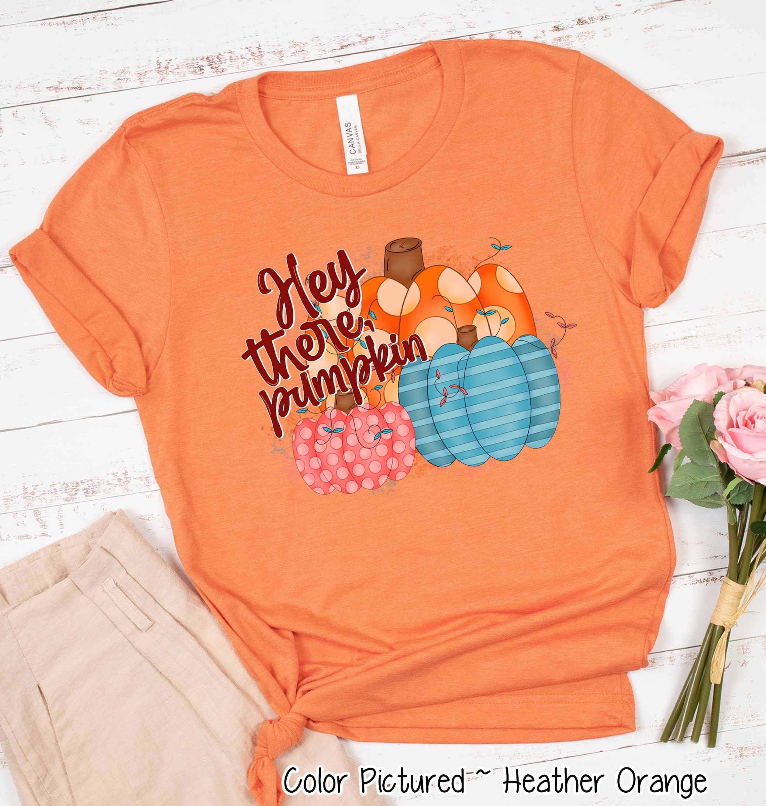 Hey There Pumpkin Trio Fall Tee