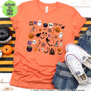 Cute Icon Square Halloween Tee
