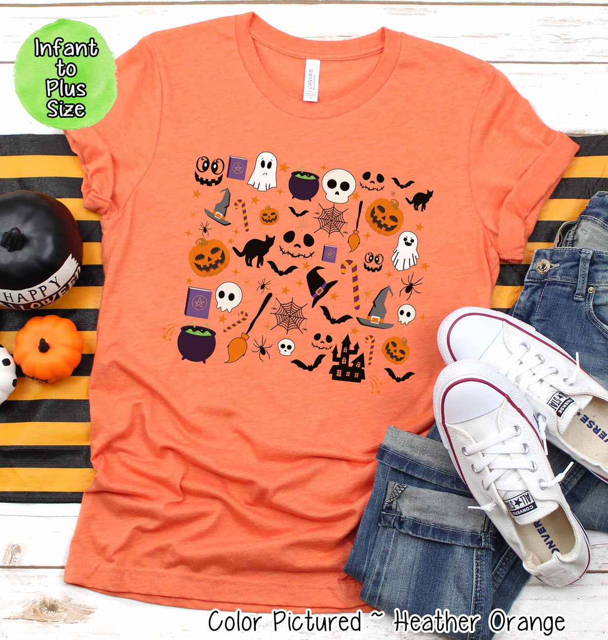 Cute Icon Square Halloween Tee