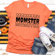 Momster Mirror Print Halloween Tee