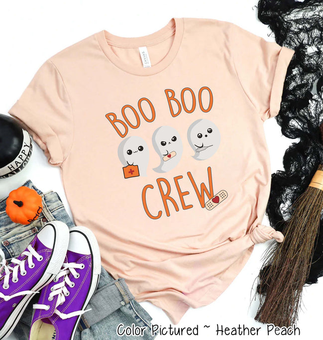 Boo Boo Crew Nurse Halloween Tee