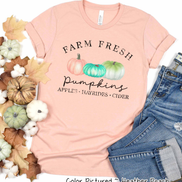 Farm Fresh Pumpkins Distressed Fall Tee