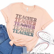 Retro Mirror Teacher Tee