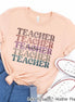 Retro Mirror Teacher Tee