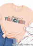 Distress Blessed Teacher Tee