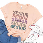 Senior 2024 Retro Mirror Tee