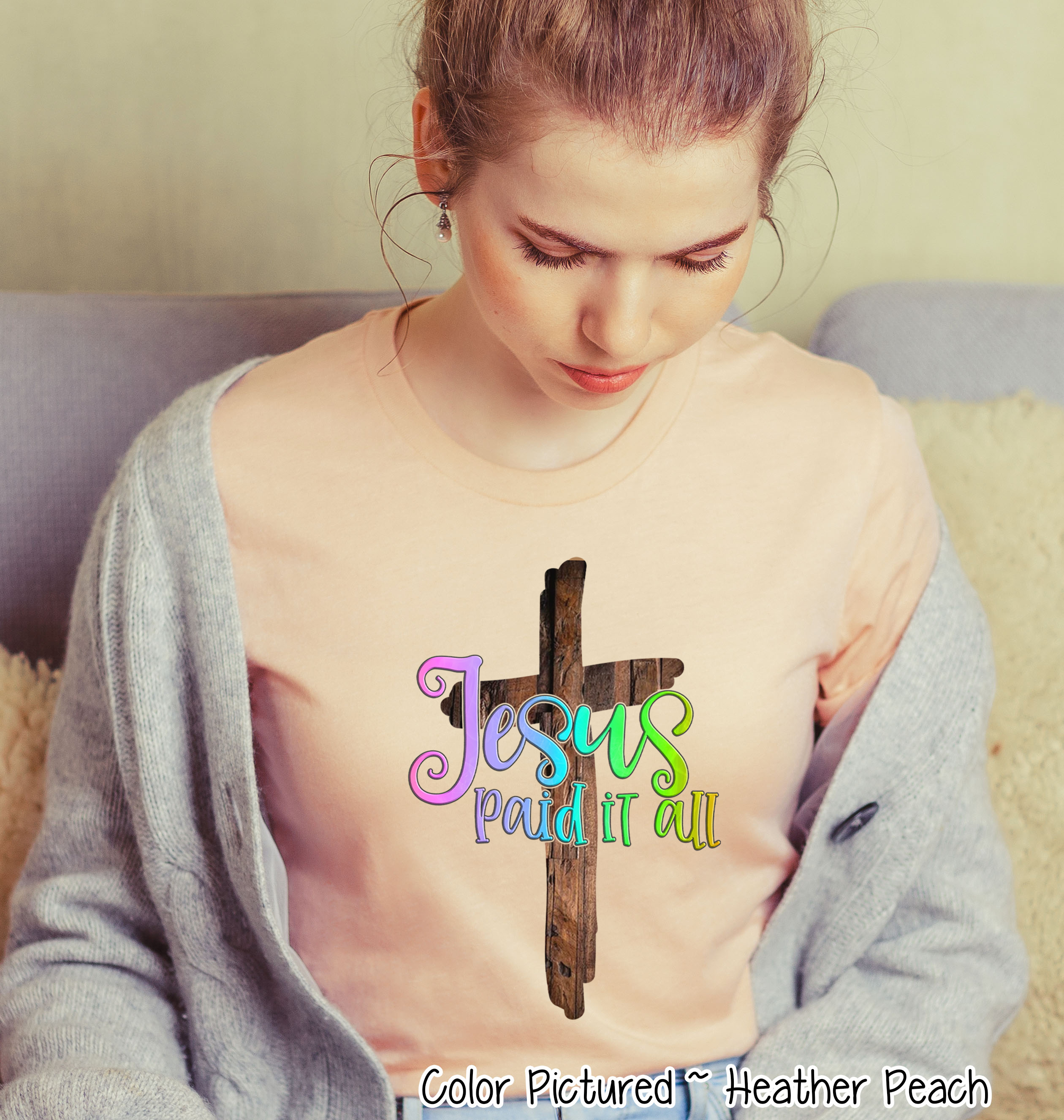 Jesus Paid It All Cross Tee