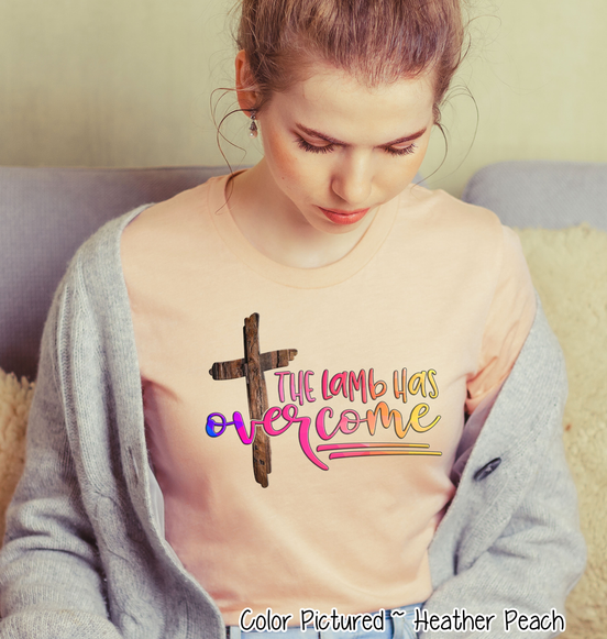 The Lamb has Overcome Cross Tee