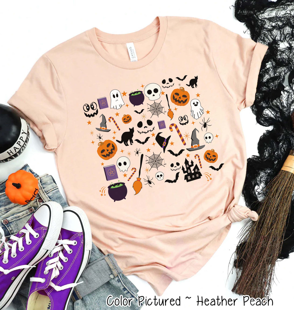Cute Icon Square Halloween Tee
