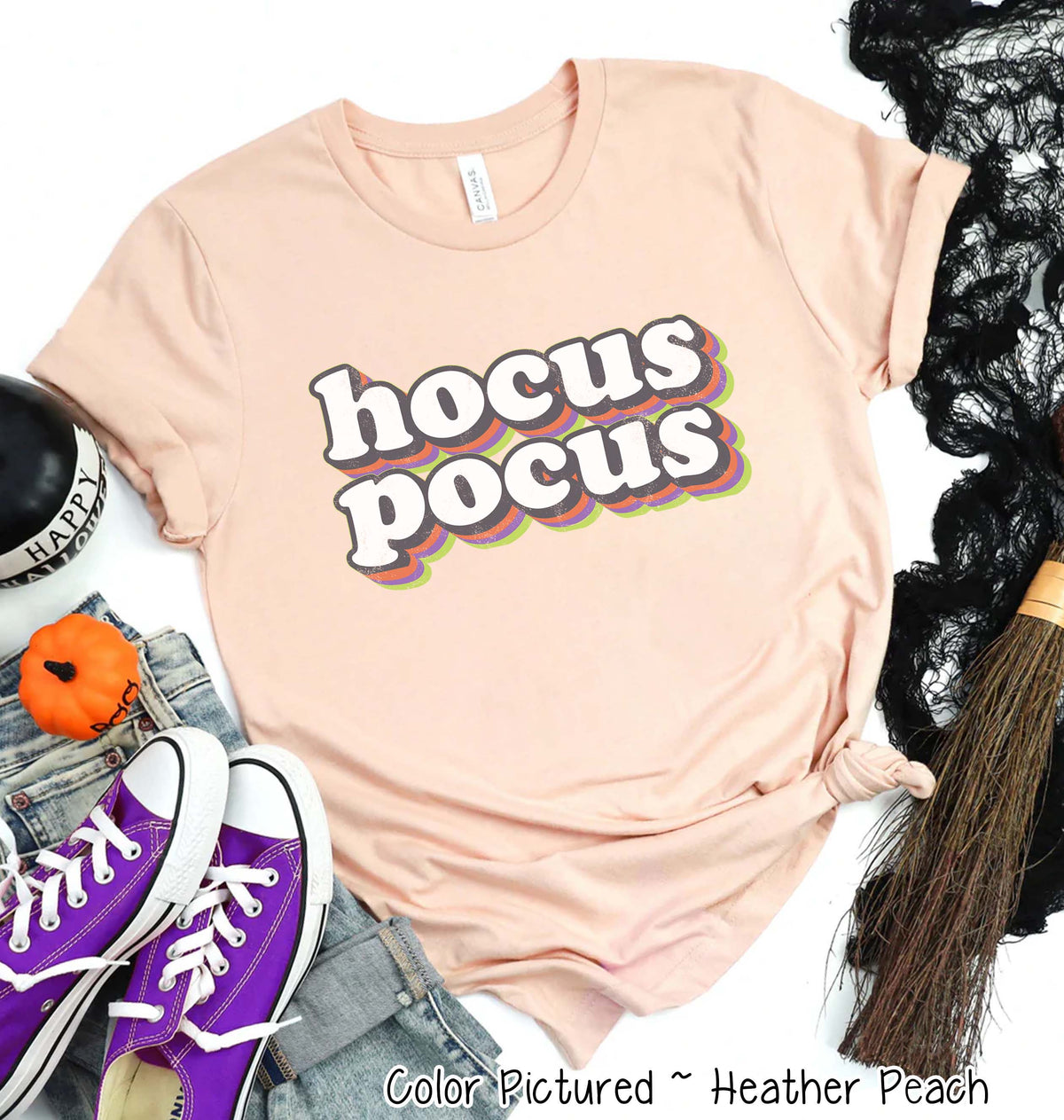 Retro Hocus Pocus Halloween Tee