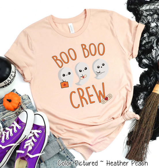 Boo Boo Crew Nurse Halloween Tee