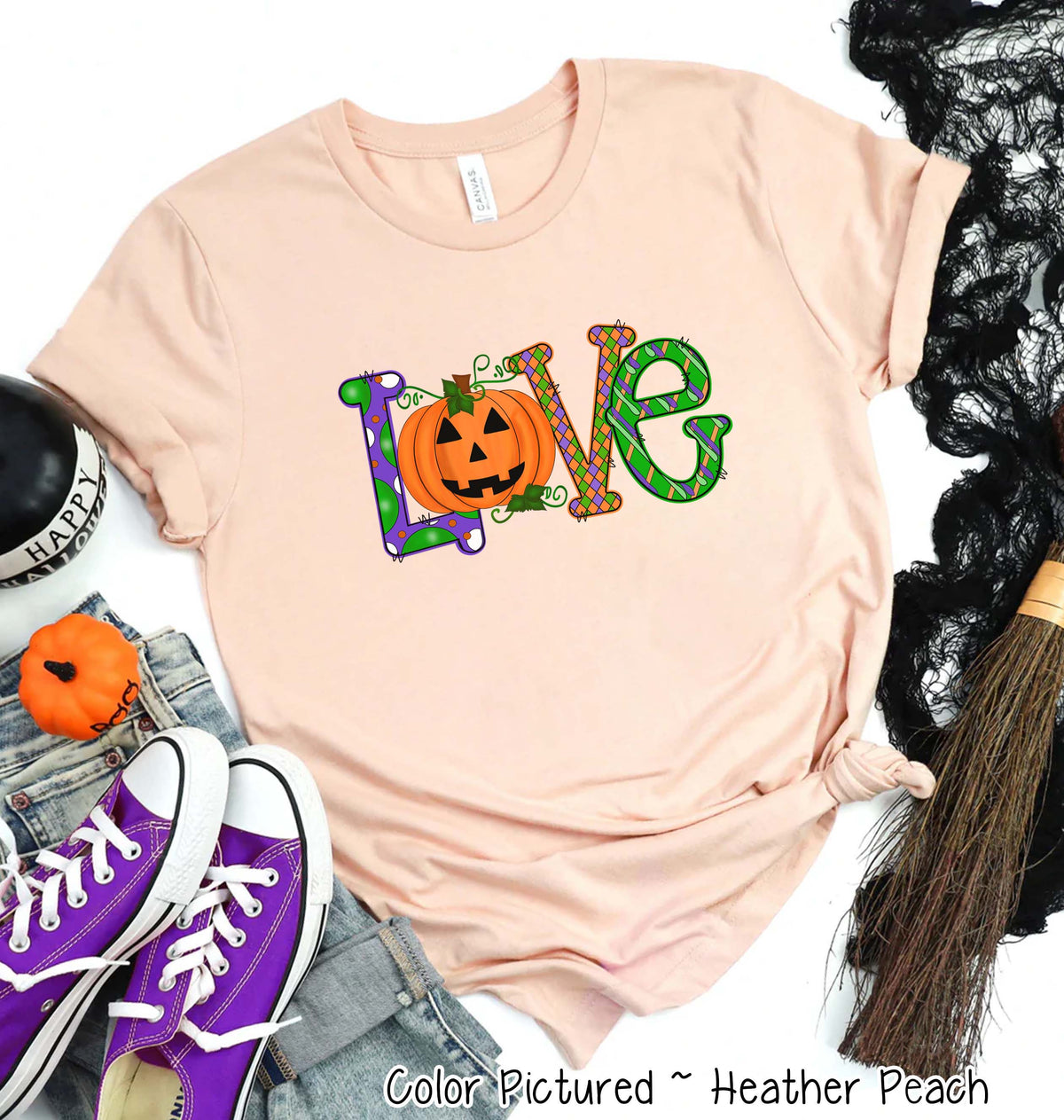 Pumpkin LOVE Halloween Tee