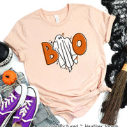 Boo Ghost Halloween Tee