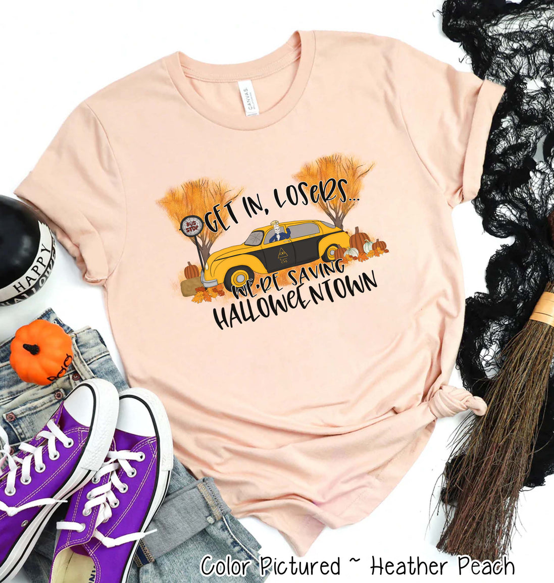 Get In Losers Were Saving Halloweentown Halloween Tee