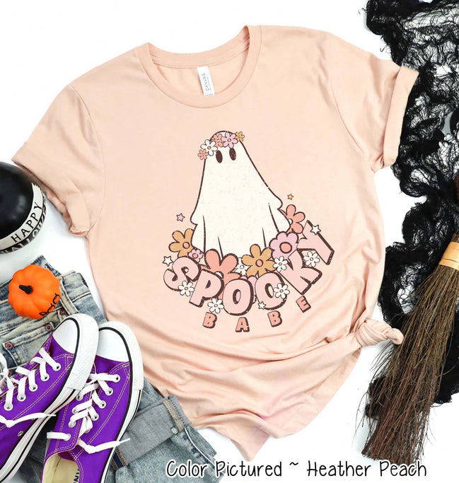 Retro Spooky Babe Halloween Tee