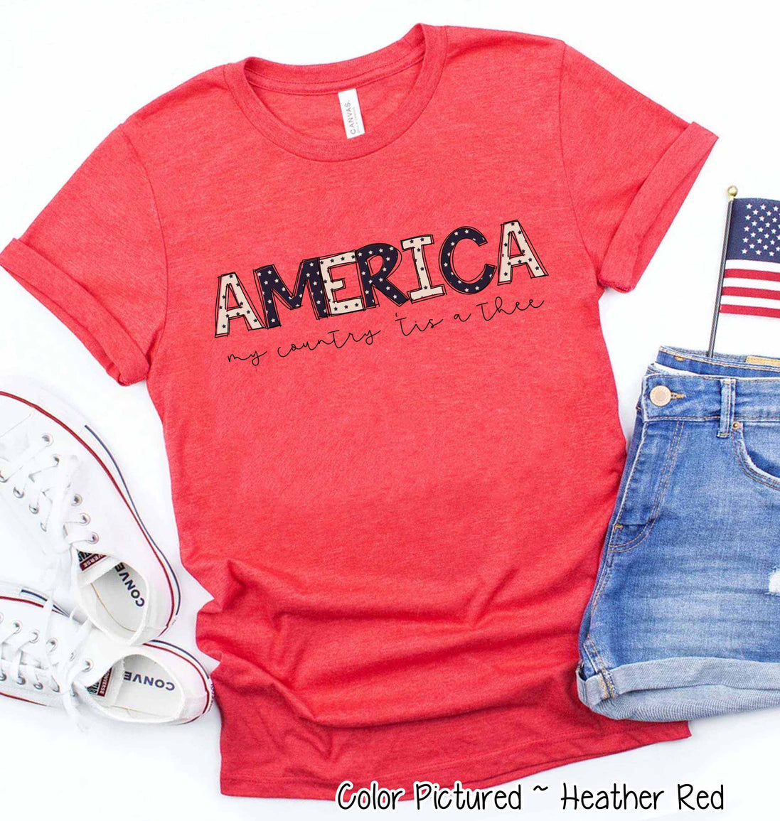 America My Country Tis Of Thee Tee